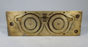 SALE - Vintage Industrial Bronze Eyeglass molds circa 1940-1950