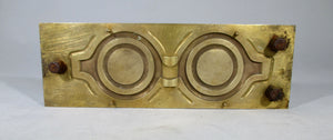 SALE - Vintage Industrial bronze Eyeglass molds circa 1940-1950