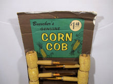SOLD - Vintage American Buescher"s Genuine Store Display Corn Cob pipes Circa 1950