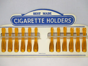 SOLD - Original Vintage American "Best Cigarette Holders" circa 1950