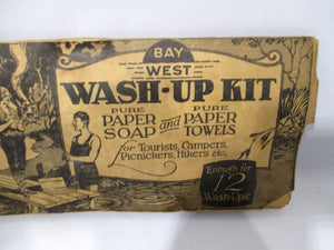 SOLD - Vintage American Bay West Wash-Up Kit circa 1920