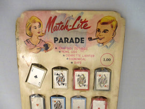 SOLD -Vintage store display Match-Lite Parade lighter circa 1950-1960