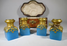 SALE - 19th Century French Kingwood veneers perfume casket