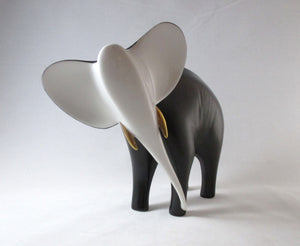 SOLD - Royal Dux Bohemia Porcelain Elephant byJaroslav Jezek - Circa 1958-SOLD